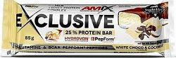 Amix Nutrition Exclusive Protein Bar, 85 g, White-Chocolate