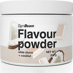 GymBeam Flavour powder, biela čokoláda kokos