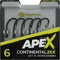 RidgeMonkey Ape-X Continental 2XX Barbed 10 ks