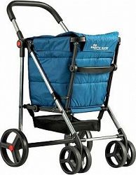 Rolser Basket Polar 4Big Skladací nákupný vozík na kolieskach modrý