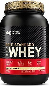 Optimum Nutrition Proteín 100 % Whey Gold Standard 910 g, vanilková zmrzlina